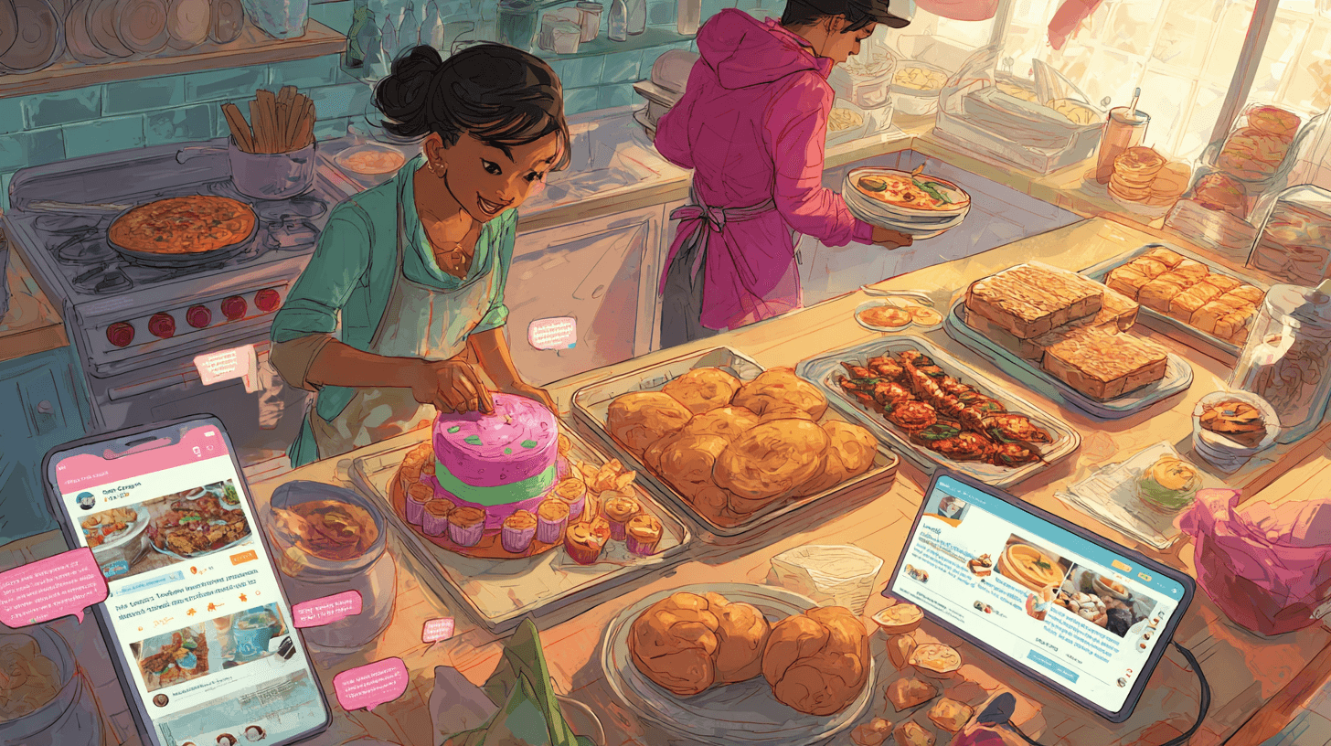 বাংলাদেশে ডিজিটাল প্ল্যাটফর্মে শেফ ও বেইকার এর অবস্থান এবং আর্নিং